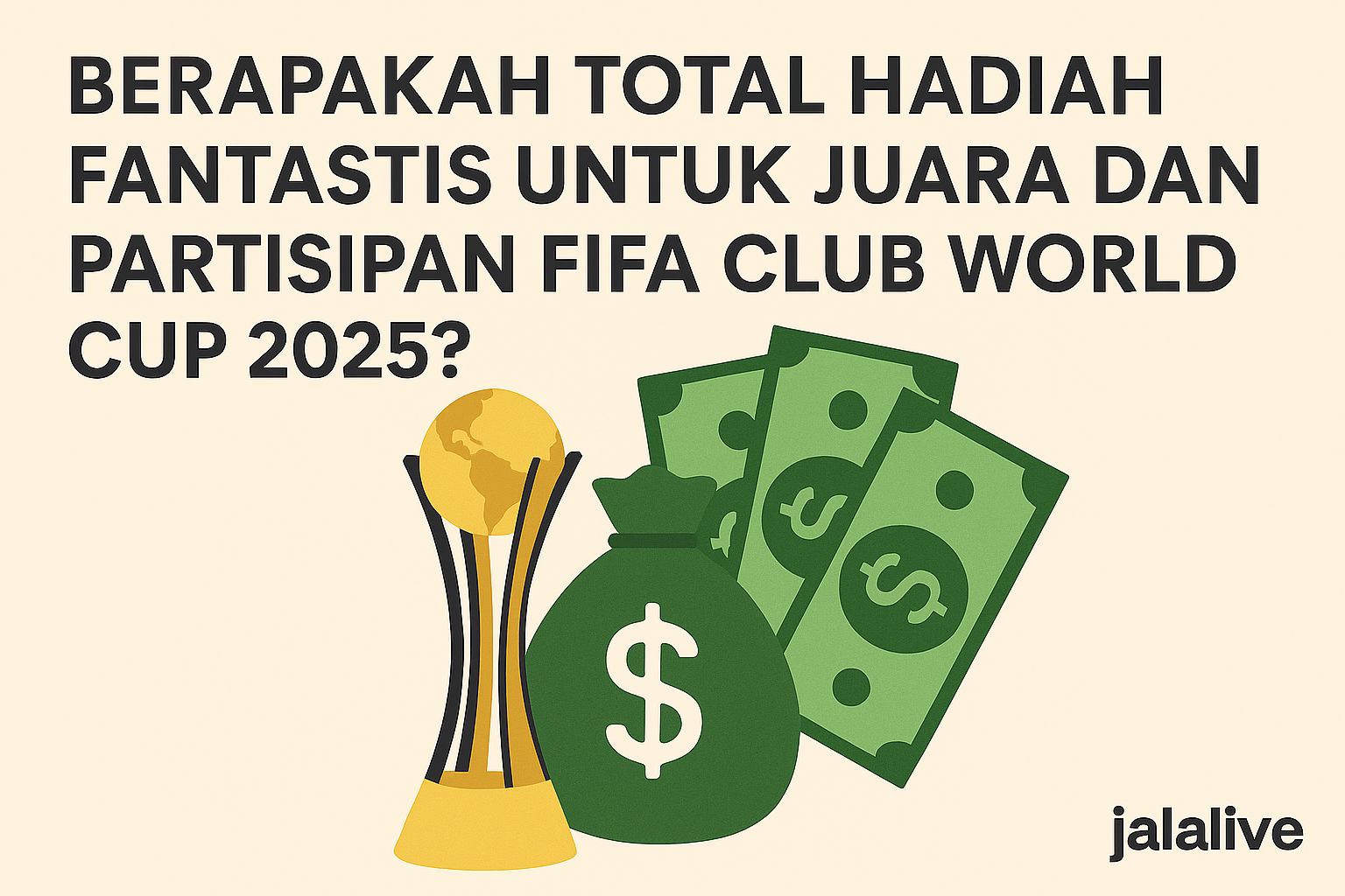 Jalalive : FIFA Club World Cup 2025 Jadi Turnamen Paling Mahal Sepanjang Sejarah?