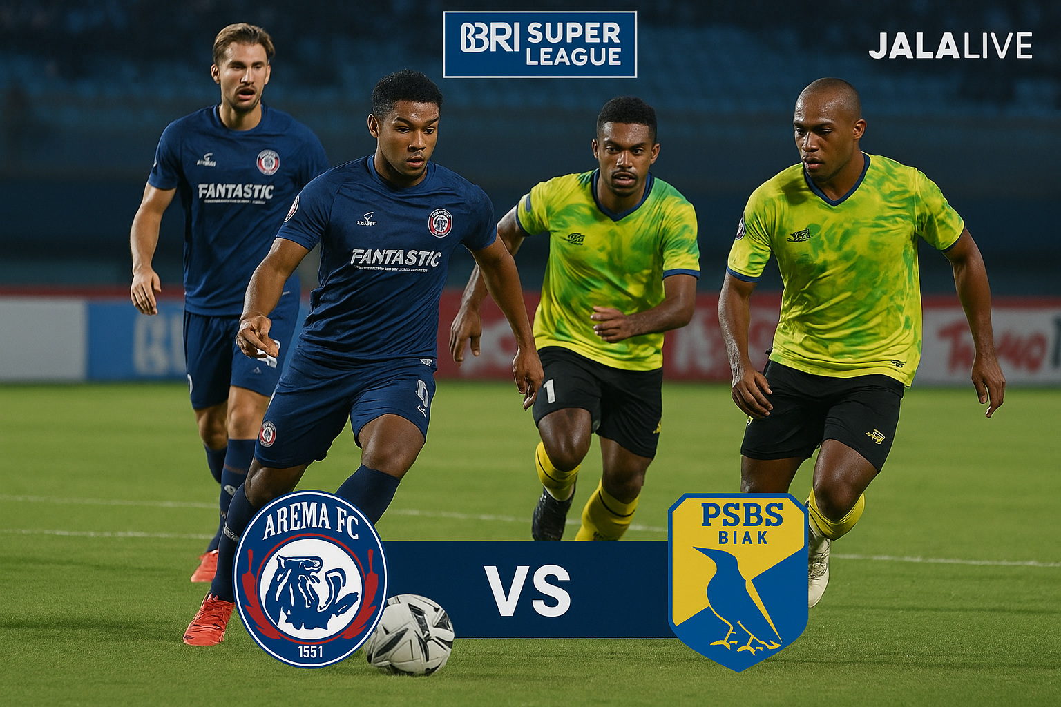 Cara Nonton Arema FC vs PSBS Biak BRI Super League 15.30 WIB di Jalalive – Akses Mudah dan Praktis
